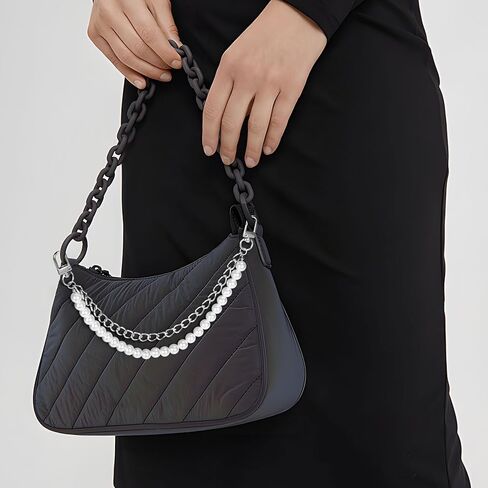 HINZIC Pearl Purse Chain Straps, Gold Handbag Charm Extender Replacement, Metal Shoulder Crossbody Bags Accessories for Women in Kuwait