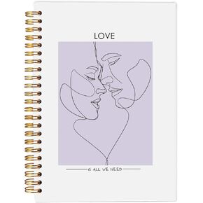 Good Things are Coming Inspirational Notebooks, Abstract Boho Woman Line Art Green Notebook, Mental Health Journal, Inspirational Gifts for Women, Mental Health Gifts, Spiral Notebook 5.5x8.3