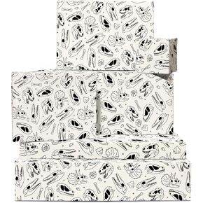 CENTRAL 23 Boy Wrapping Paper - 6 Sheets of Birthday Gift Wrap and Tags - Dinosaur Wrapping Paper - For Baby Shower, Christening, Valentines Day - For Kids Girls Him Her - Recyclable