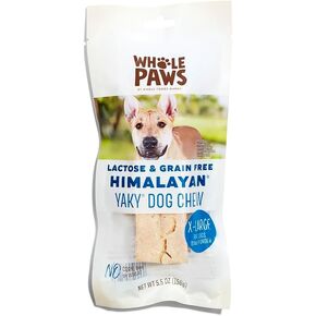 Whole Paws, Himalayan Yaky Dog Chew, Lactose & Grain Free, X-Large (For Dogs 70 lbs & Under), 5.5 Ounce