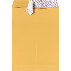 LUXPaper 9 x 12 Open End Envelopes | Peel & Press | Natural | 70lb. Text | 50 Qty