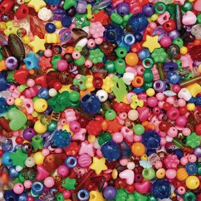 حبات Colorations® Multi-Mix ، حبات متنوعة ذات قيمة كبيرة ، 1 رطل ، حوالي 3000 حبة ، مشاريع الطوافة ، الحرف اليدوية ، صنع المجوهرات ، ملحقات الشعر ، السلاسل الرئيسية ، الحلي