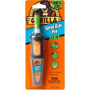 Gorilla Super Glue Gel Pen, 5.5 Gram (Pack of 1)