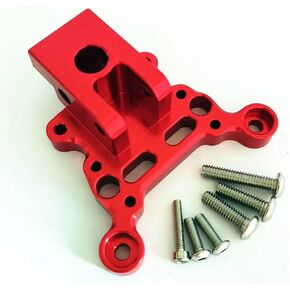 Aluminum Front Center Brace Mount Red for Arrma Kraton Talion Outcast ARA320500