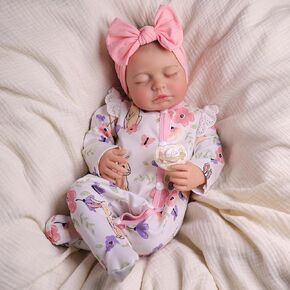 BABESIDE Lifelike Reborn Baby Dolls - 20 Inch-Soft Body Realistic-Newborn Baby Dolls Sleeping Girl Real Life Dolls with Clothes and Toy Accessories Gift for Kids Age 3+