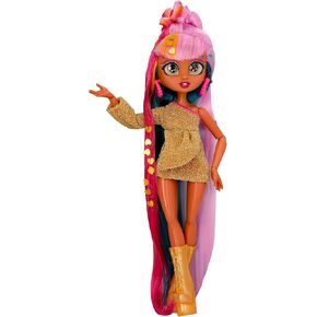 VIP Girls Hair Makeover Quinn Fashion Doll with 11" Colorful Long Styling Hair and 5 Accessories Fashion Toy, Girls and Boys Ages 5 and Up, 10 Inch Doll