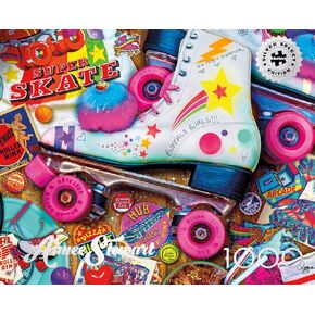 Buffalo Games - Silver Select - Aimee Stewart - Skate Night - 1000 Piece Jigsaw Puzzle for Adults -Challenging Puzzle Perfect for Game Nights - Finished Size is 26.75 x 19.75