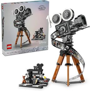 LEGO Disney Walt Disney Tribute Camera, Disney Fan Building Set, Celebrate Disney with a Collectible Piece Perfect for Play and Display, Makes a Fun Gift for Adult Builders and Fans, 43230