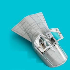 RSU48-0169-1/48 Scale FB-1111 Cockpit التعديل المبكر مع الشارات ثلاثية الأبعاد