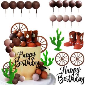 Cowboy Cake Decorations Cowboy Party Supplies Cowboy Theme Party Decorations