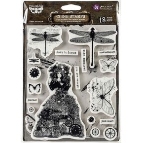 Prima Marketing Finnabair Cling Stamps 6"X7.5"-Dare To Dream