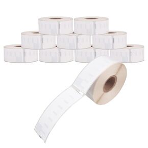 L LIKED 10 Rolls Compatible Dymo 30252 1-1/8" X 3-1/2" Thermal Labels, Adhesive Address & Barcode Labels - Compatible with DYMO Labelwriter 450, 4XL, NOT Fit 550 & 5XL (3500 Labels - 10 Rolls)