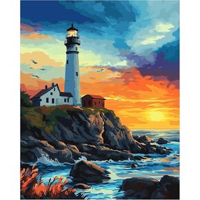 Hunting Dog Paint by Numbers Kit for Adults, Brittany Pheasant Paint by Number on Canvas, Vintage Painting for Holiday Gift Home Decor - Winter Countryside Landscape(16x20inch, No Frame)