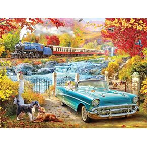 Ceaco - Steam Train in Fall - 750 Piece Jigsaw Puzzle