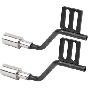 1 Pair RC Car Exhaust Pipe,Metal RC Car Simulation Decoration Exhaust Pipe for SCX10 1/10 RC Cars