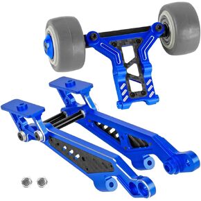 Aluminum Wheelie Bar Set & Wing Mount Upgrades Part for 1/8 Typhon 6S BLX,Outcast 6S BLX,Kraton 6S BLX,Notorious 6S BLX,Talion 6S BLX,Replace AR320366 & AR320347,Red