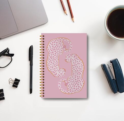 Dachshund Spiral Notebook Journal - Dachshund Gifts for Women, Coworkers, Scriped 5.5×8.3 Cute Notebook Spiral Bound with 164 Pages, College School Supplies in Kuwait