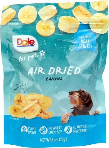 Dole for Pets Air Dried Sweet Potato Dog Treats, 6oz |Made with Real Sweet Potato, Single Ingredient, Limited Ingredient Dog Treats, No Wheat, Corn, Soy, Artificial Flavors, Colors, or Preservatives in Saudi Arabia