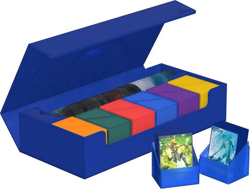 Ultimate Guard Superhive 550+, Deck Case for 550 Double-Sleeved TCG Cards, Black, Compatible with Boulders, Magnetic Closure & Microfiber Inner Lining in Saudi Arabia