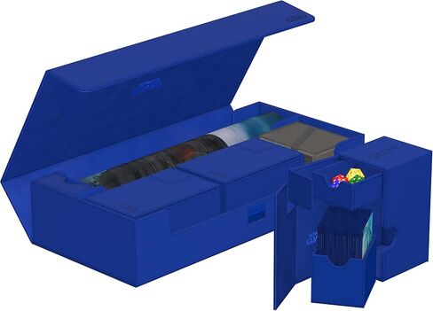 Ultimate Guard Superhive 550+, Deck Case for 550 Double-Sleeved TCG Cards, Black, Compatible with Boulders, Magnetic Closure & Microfiber Inner Lining in Saudi Arabia