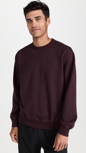 Men's Midweight Terry Classic Crew Neck Sweatshirt in Kuwait