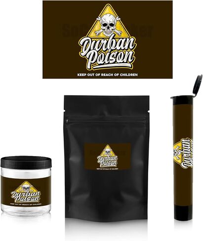 100pcs Adhesive Waterproof Label Stickers for 116mm Joint Holder (Pre roll Tubes), Smell Proof Bag and Jars (Vinyl Sticker Pack) - Peel and Stick Labels with Easy DIY Application (GDP) in Saudi Arabia