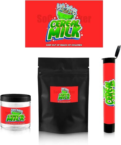 100pcs Adhesive Waterproof Label Stickers for 116mm Joint Holder (Pre roll Tubes), Smell Proof Bag and Jars (Vinyl Sticker Pack) - Peel and Stick Labels with Easy DIY Application (GDP) in Saudi Arabia