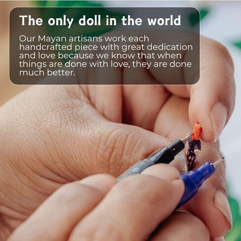 Worry Dolls from Guatemala - Personalized Worries - Handmade by Mayan artisans (Workaholic Worries) in Saudi Arabia