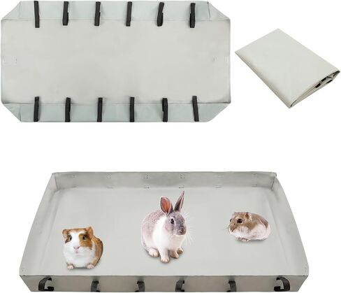 TUYUU Waterproof Guinea Pig Cage Tarp Bottom for C & C Grids Habitat,36"*24" Waterproof Guinea Pig Cage Liner Base for Rabbits Hamsters Hedgehogs Ferrets Small Pets (S) in Saudi Arabia
