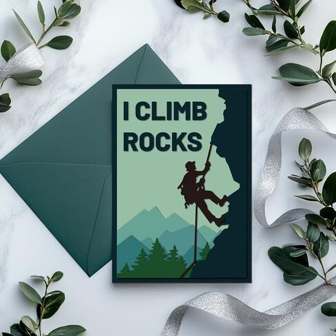 MAYJOYDIY Man Rock Climbing Die Cuts for Card Making Extreme Sports Metal Cutting Dies Mountain Climbing Embossing Cutting Stencil for Scrapbooking Craft Paper Birthday Card Gift Decoration in Saudi Arabia