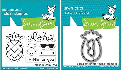 Lawn Fawn - Aloha - Pineapple Stamp and Die Set in Saudi Arabia