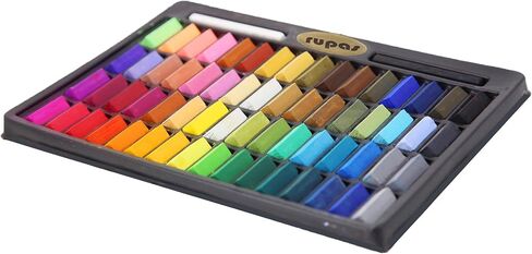 Rupas Soft Dry Pastel 64 Color Set Square Chalk in Saudi Arabia