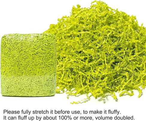 1/2 LB Crinkle Cut Paper Shred Filler 8 oz Black Crinkle Shredded Paper for Gift Box - Gift Basket Bag Filler - Grass Cushion Stuffing for Easter, Mother's day, Birthday Packaging Wrapping in Saudi Arabia