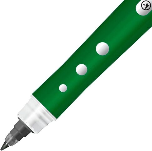 STABILO Rollerball worker+ colorful - Pack of 4 - Green, Red, Blue, Black, 0.5 mm Medium Tip, Non-Slip Grip, Smooth Writing, Consistent Ink Flow in Saudi Arabia