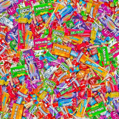 Bulk Candy Mix - Candy Variety Pack - Assorted Classic Candy - Individually Wrapped Candies - Fun Size Candy Assortment (9 Pounds) in Saudi Arabia