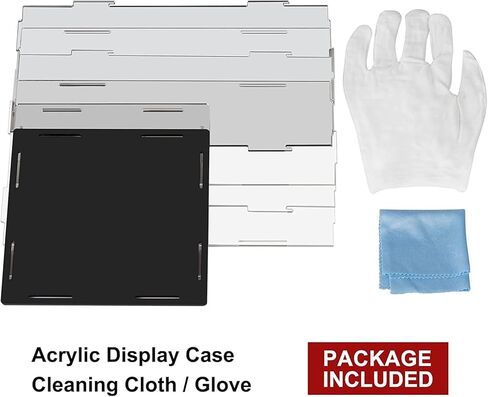 حالة العرض 7.8x5.9x7.8inch ، 20x15x20cm للمقتنيات تجميع حالة زجاجية بديلة أكريليك واضحة لأرقام عرض الأرقام المنزلية لتنظيم الألعاب in Kuwait