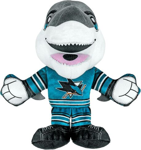 Bleacher Creatures San Jose Sharks SJ Sharkie 8" NHL Kuricha Mascot Sitting Plush - Soft Chibi Inspired Mascot in Kuwait