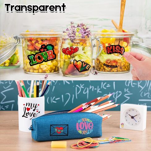 30 Sheets Printable Clear Sticker Paper for Inkjet Printer, Premium Vinyl Transparent Sticker Paper Waterproof, Dries Quickly, Vivid Colors, Tear Resistant, 8.5x11" Labels Great for Cutting Machines in Saudi Arabia