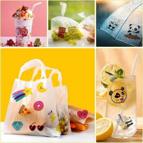 30 Sheets Printable Clear Sticker Paper for Inkjet Printer, Premium Vinyl Transparent Sticker Paper Waterproof, Dries Quickly, Vivid Colors, Tear Resistant, 8.5x11" Labels Great for Cutting Machines in Saudi Arabia