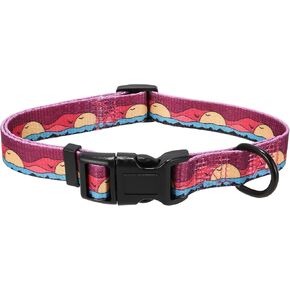 Dog Collars for Medium Dogs - Adjustable Soft Pet Collar Special Design Cute Puppy Collars with Quick Release Buckle for Boy and Girl Female Dogs
