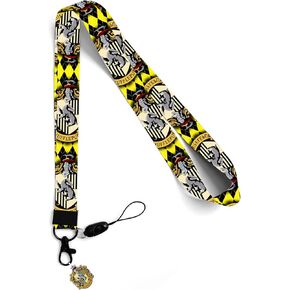 Anime Kid Neck Lanyard for Keys Funny Cartoon Lanyards for ID Badges Cute Fashion Key Chain Keychains Yellow Neck Lanyard for School Office Men Women Teen F6666666