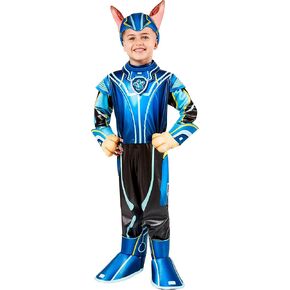 Rubies Child's Paw Patrol 2: The Mighty Movie Mighty Chase Costume Jumpsuit and Headpiece, As Shown, Small for themed parties and Halloween