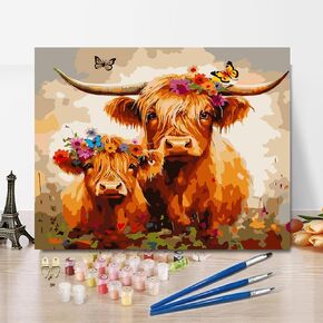 igoodom Jesus Paint by Numbers for Adults - Christian Paint by Numbers Kits on Canvas for Beginners DIY Potted Acrylic Oil Painting Art Crafts Set for Home Decor Wall Art 16x20in
