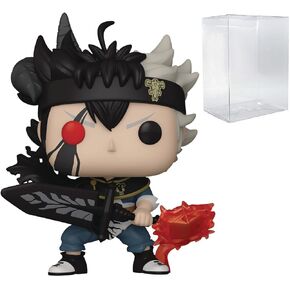 POP Anime: Black Clover - Black Asta Funko Vinyl Figure (Bundled with Compatible Box Protector Case), Multicolor, 3.75 inches