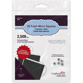 Scrapbook Adhesives 3D Foam Squares Micro