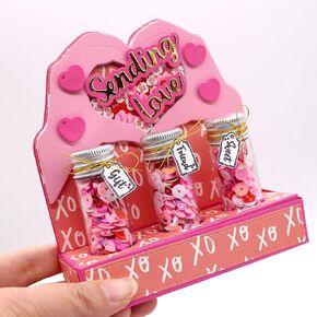 KSCRAFT Valentine Jar Gift Box Metal Cutting Dies Stencils for DIY Scrapbooking Decorative Embossing DIY Paper Card