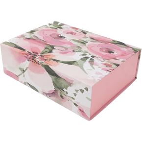 Magnetic Gift Boxes, 10.2 X 7.5 X 3.1 in Gift Boxes with Lids for Presents, Luxury for Gift Packaging (Flower Style)