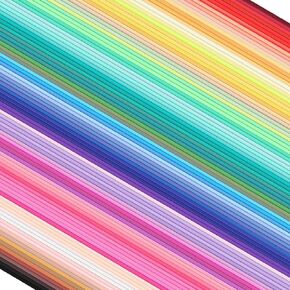 Jadive 38000 Pieces 100 Strands Polymer Clay Beads 6 mm Disk Flat Round Clay Disc Beads Handmade Loose Spacer Bead for Jewelry Making DIY Bracelet Necklace Earrings Finding Crafts, Assorted Colors