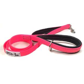 Bestia Dog Sport Dual Handle Leash Neon Pink
