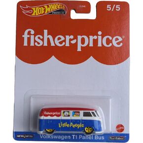 Hot Wheels Volkswgen T1 Panel Bus, Little People 5/5